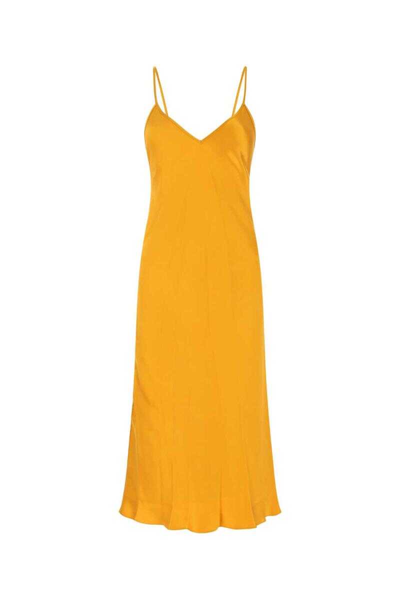 Jil Sander JIL SANDER LONG DRESSES. ORANGE