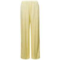 Pantaloni scurti Yellow High Wasited Trousers In Viscose Woman Femei