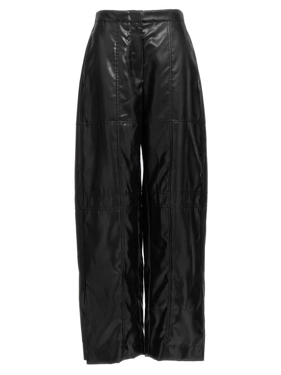 Jil Sander JIL SANDER Coated pants BLACK