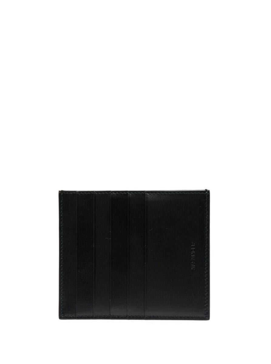 Jil Sander VERTICAL CREDIT CARD HOLDER Black