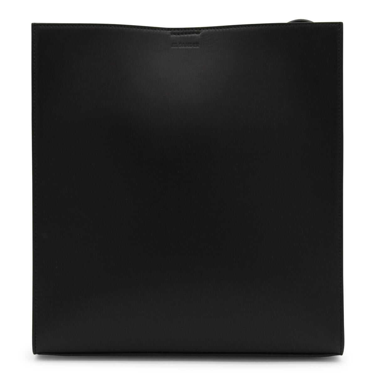 Jil Sander Medium Black Tangle Bag in Leather Man Black