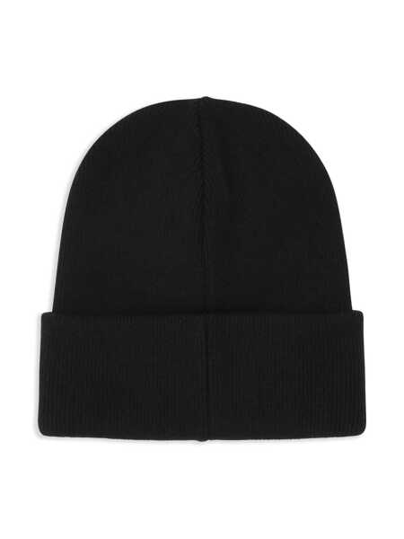 Caciuli DSQUARED2 DSQUARED2 Ribbed Knit Beanie Black Barbati (BM 10464956) 2