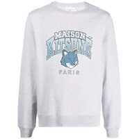 Pulovere MAISON KITSUNÉ Maison Kitsuné Campus Fox Printed Cotton Sweatshirt