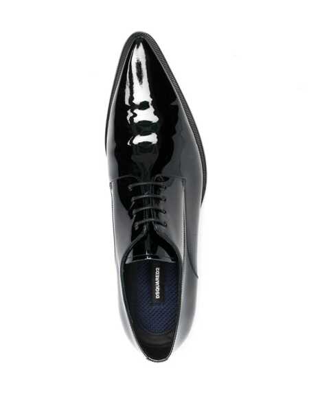 Pantofi eleganti DSQUARED2 DSQUARED2 New Punk Lace Ups Black Barbati (BM 10469150) 4