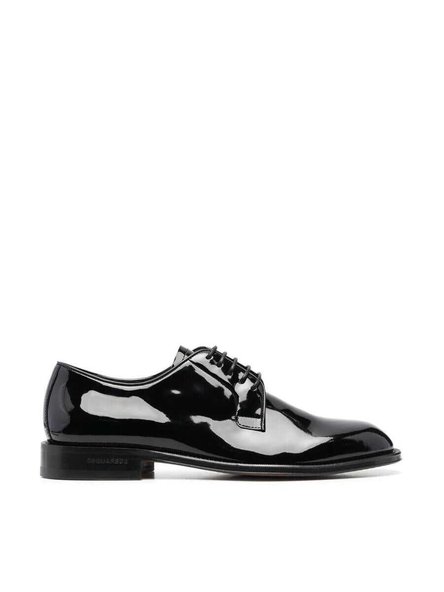 DSQUARED2 DSQUARED2 DERBY SHOES. Black