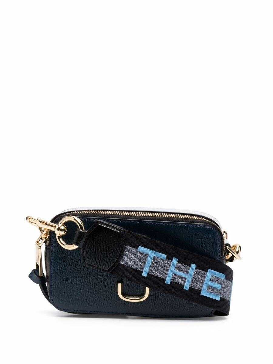 Marc Jacobs MARC JACOBS Snapshot leather crossbody bag BLUE