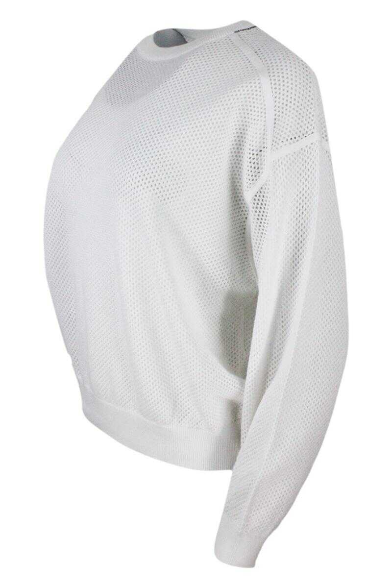 Pulovere Brunello Cucinelli Brunello Cucinelli Sweaters WHITE Femei (BM 10471874) 2