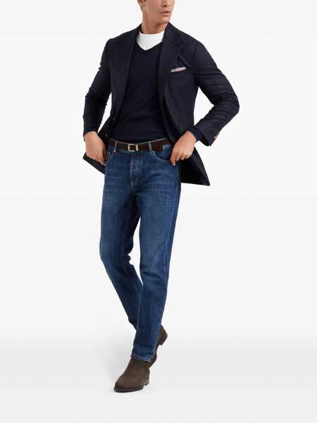 Pulovere Brunello Cucinelli Brunello Cucinelli Sweaters BLUE Barbati (BM 10477361) 2