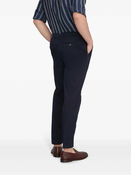 Pantaloni Brunello Cucinelli Brunello Cucinelli Cotton Trousers BLUE Barbati (BM 10477565) 3