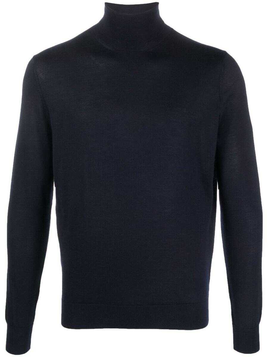 COLOMBO COLOMBO Cashmere high-neck sweater Blue