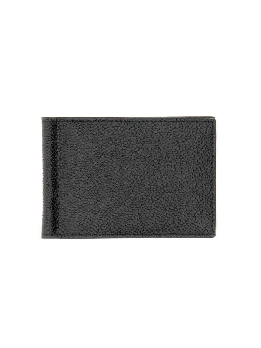 Thom Browne THOM BROWNE MONEY CLIP WALLET BLACK