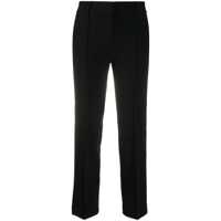 Pantaloni casual Black Slim Pants With Concealed Fastening In Cotton Woman Femei
