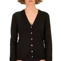 Cardigane La Rose Cardigan Knit Black Femei