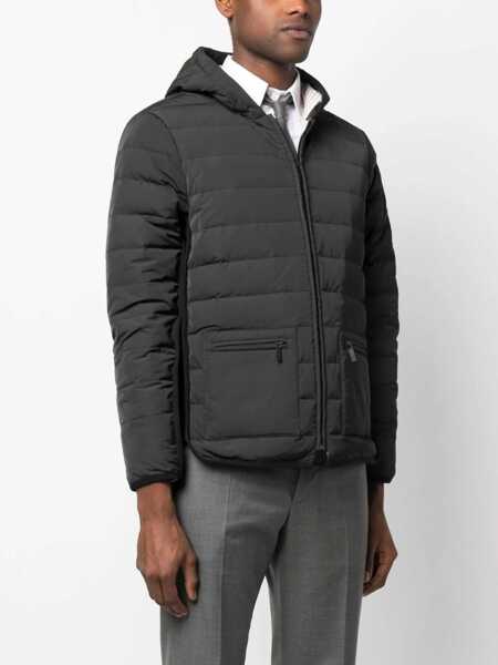 Bomber jacket Thom Browne Thom Browne Coats Grey Barbati (BM 10484030) 3