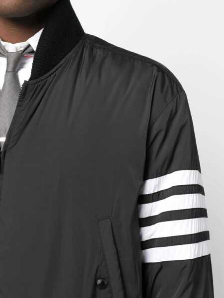 Geci de iarna Thom Browne Thom Browne Hooded Down Jacket Black Barbati (BM 10484045) 5