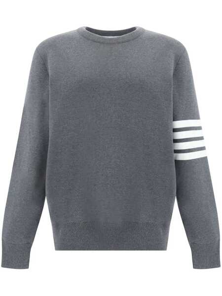 Pulovere Thom Browne Thom Browne Sweaters Grey Barbati (BM 10484897) 1
