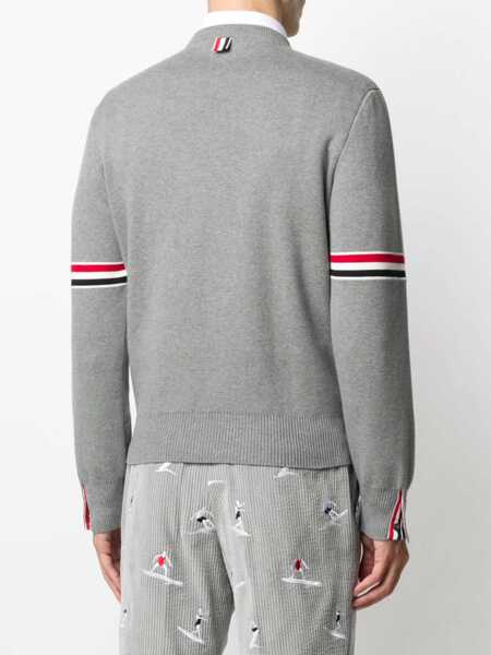 Pulovere Thom Browne Thom Browne Sweaters GREY Barbati (BM 10484903) 4