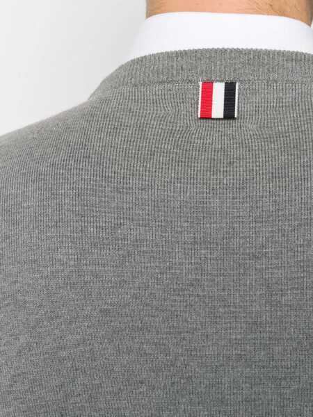 Pulovere Thom Browne Thom Browne Sweaters GREY Barbati (BM 10484903) 5