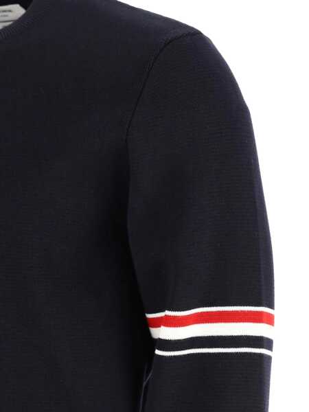 Pulovere Thom Browne Thom Browne Sweaters BLUE Barbati (BM 10484909) 3