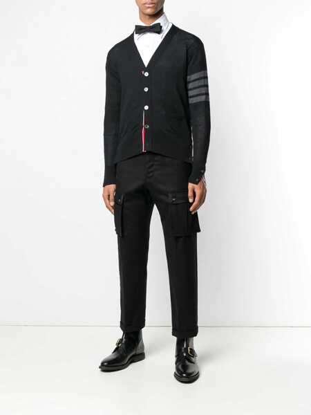 Pulovere Thom Browne Thom Browne Sweaters Black Barbati (BM 10485167) 2
