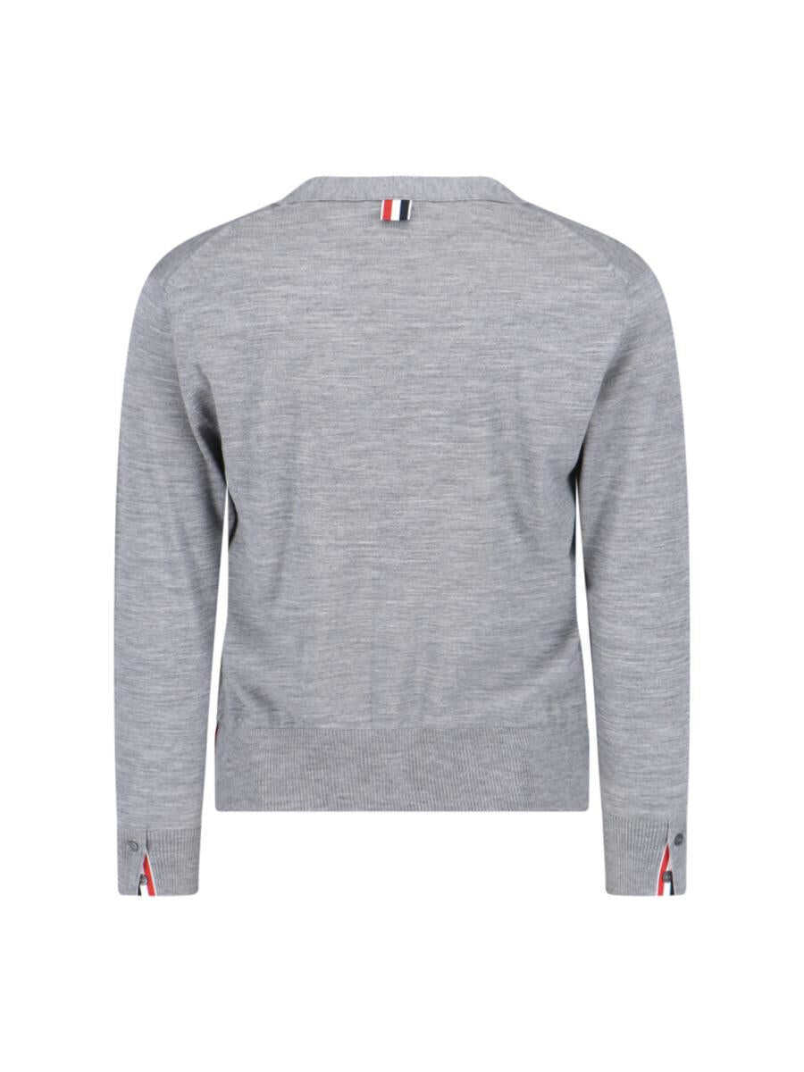 Cardigane Thom Browne Thom Browne Sweaters GREY Barbati (BM 10485326) 3