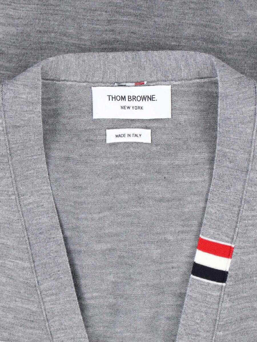 Cardigane Thom Browne Thom Browne Sweaters GREY Barbati (BM 10485326) 5