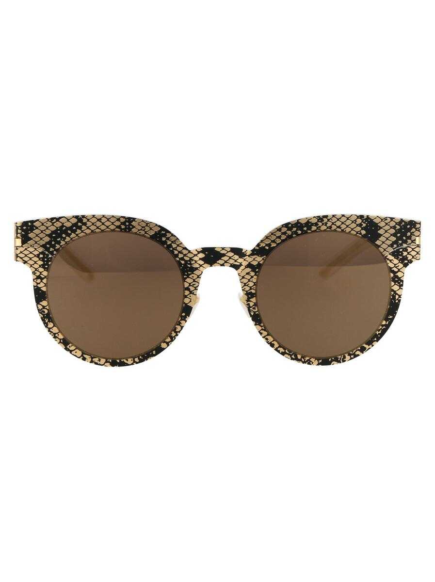 MYKITA Mykita SUNGLASSES 239 Gold Black Python Terra Flash