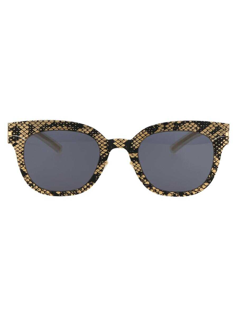 MYKITA Mykita SUNGLASSES 239 Gold Black Python Dark Grey Solid