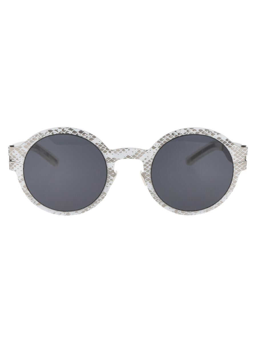 MYKITA Mykita SUNGLASSES 241 Silver White Python Dark Grey Solid