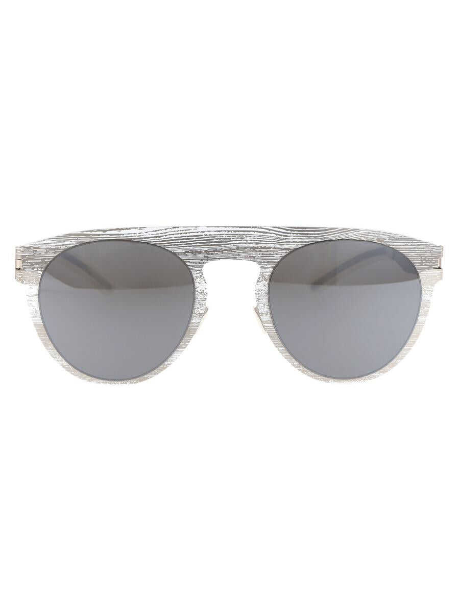 MYKITA Mykita SUNGLASSES 354 Silver White Pine Brown Flash