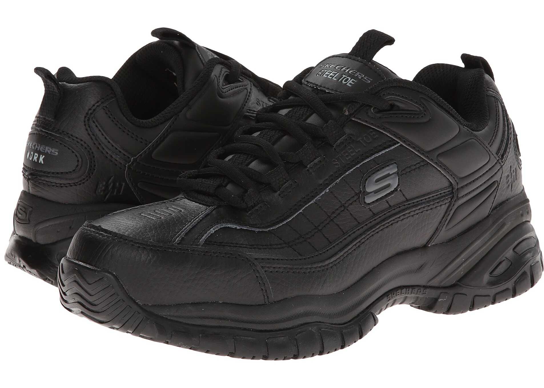 Tenis SKECHERS Work Soft Stride - Dexter Black
