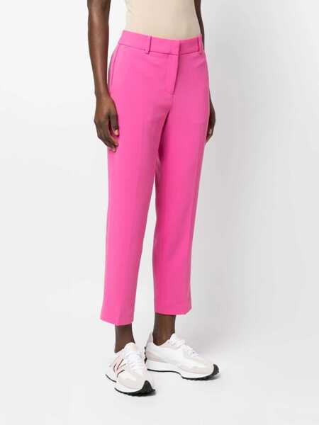 Pantaloni casual Michael Kors Michael Kors Slim Cropped Trousers Purple Femei (BM 10487939) 3