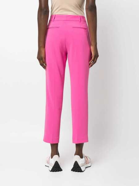 Pantaloni casual Michael Kors Michael Kors Slim Cropped Trousers Purple Femei (BM 10487939) 4