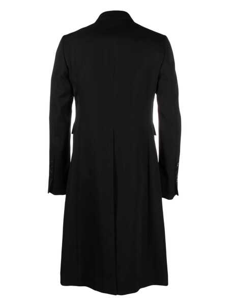 Paltoane SAPIO Sapio Gabardine Smoking Double Breasted Coat Clothing Black Femei (BM 10496000) 2