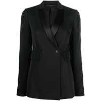 Sacouri Sapio Double Breasted Blazer Jacket Clothing Femei