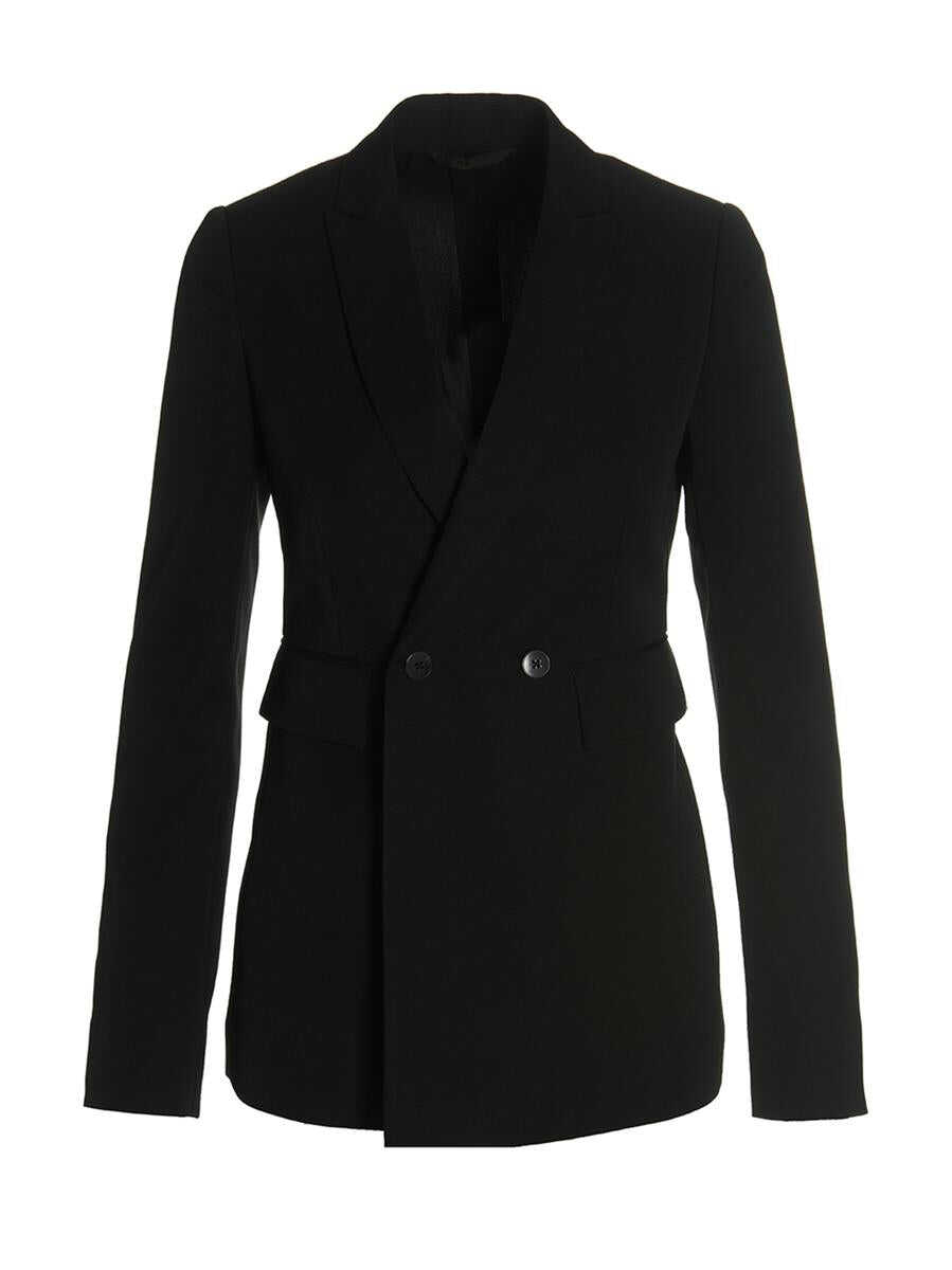 SAPIO SAPIO Double breast blazer jacket BLACK