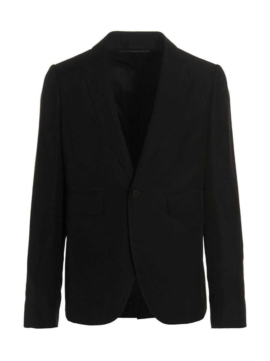 SAPIO SAPIO ‘Jacquard’ blazer jacket BLACK b-mall.ro