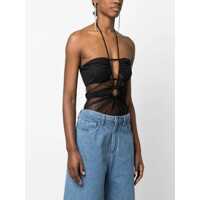 Imbracaminte NENSI DOJAKA Dama - Body-uri NENSI DOJAKA Nensi Dojaka Ring Bodysuit Black Femei (BM 10497254) - B-mall.ro
