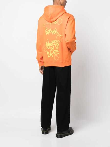 Bluze de trening OBJECTS IV LIFE Objects Iv Life Continuity Hoodie ORANGE Barbati (BM 10498700) 2