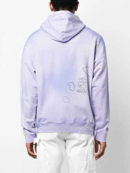 Bluze de trening OBJECTS IV LIFE Objects Iv Life Patina Hoodie PURPLE Barbati (BM 10498724) 4