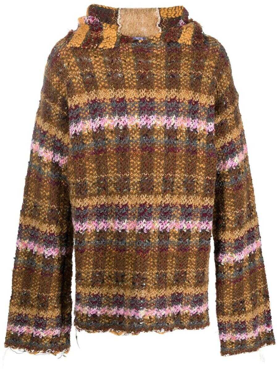 VITELLI VITELLI Knitted hoodie MultiColour