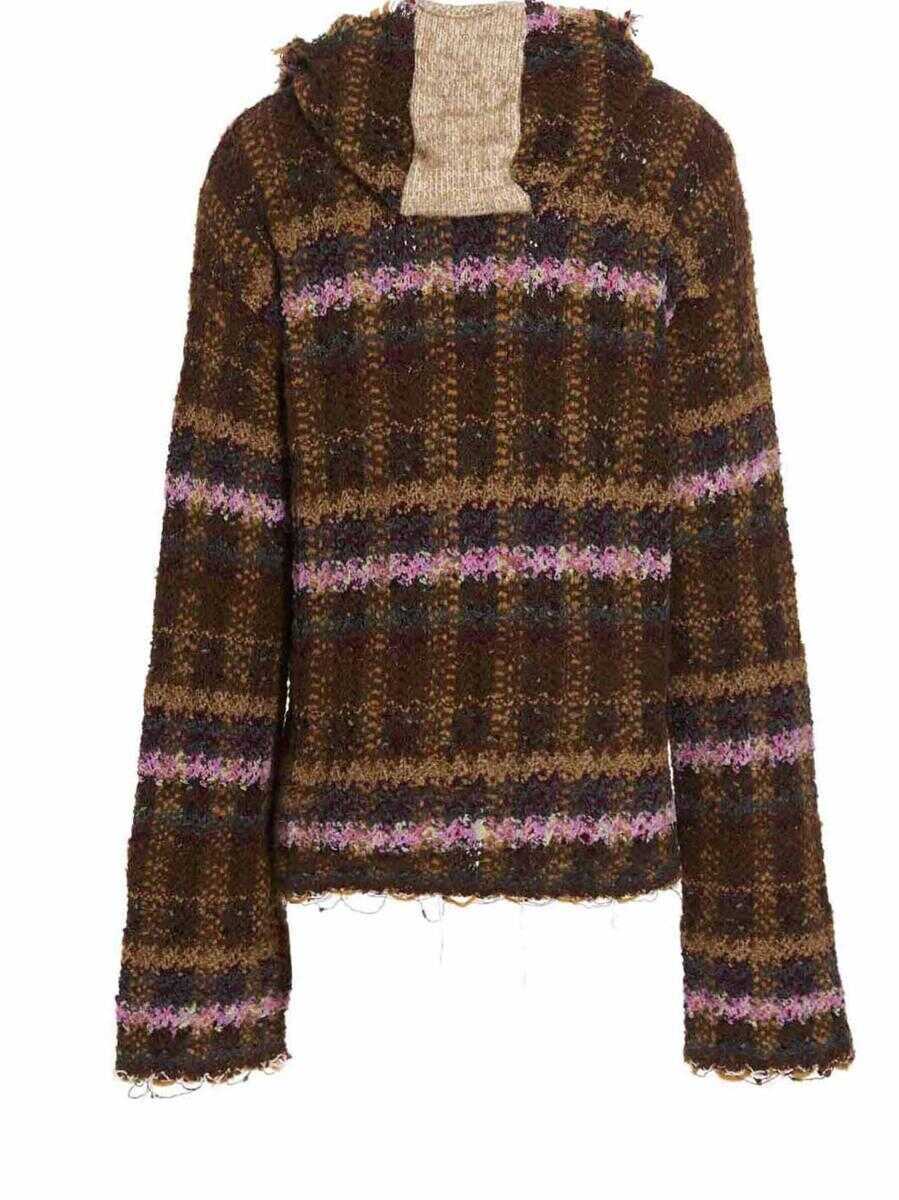 Pulovere VITELLI Vitelli Knitted Giant Hooded Sweater MULTICOLOR Femei (BM 10499051) 2