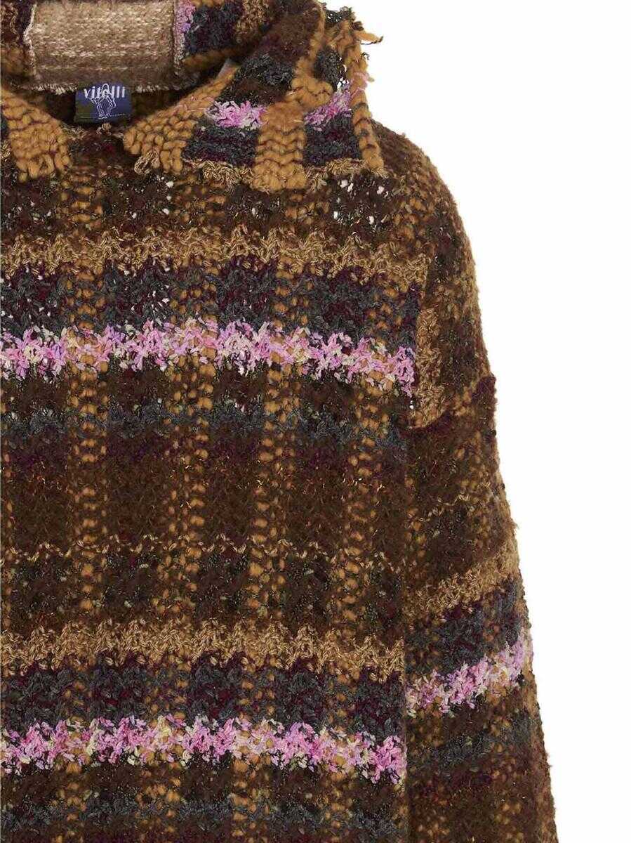 Pulovere VITELLI Vitelli Knitted Giant Hooded Sweater MULTICOLOR Femei (BM 10499051) 3