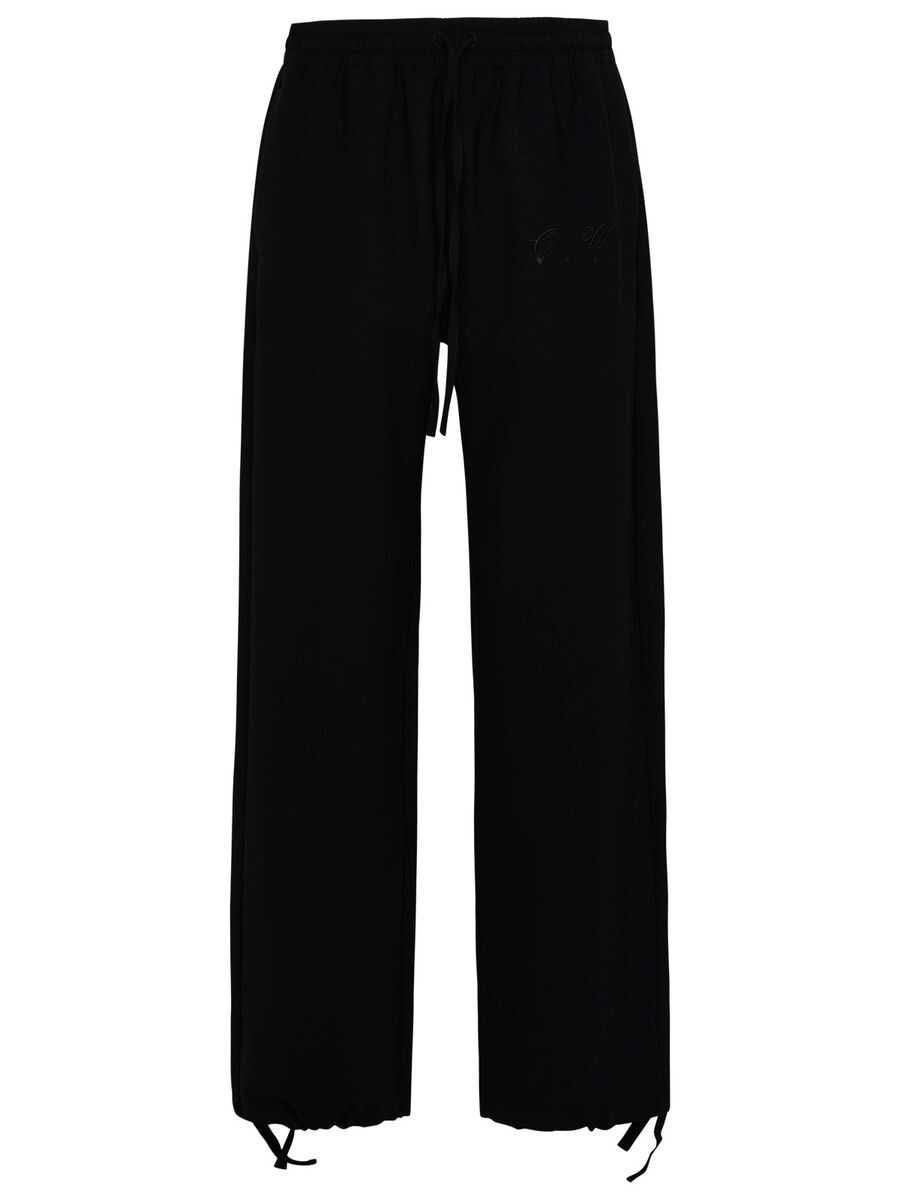 Off-White "Quote Wool" trousers Black