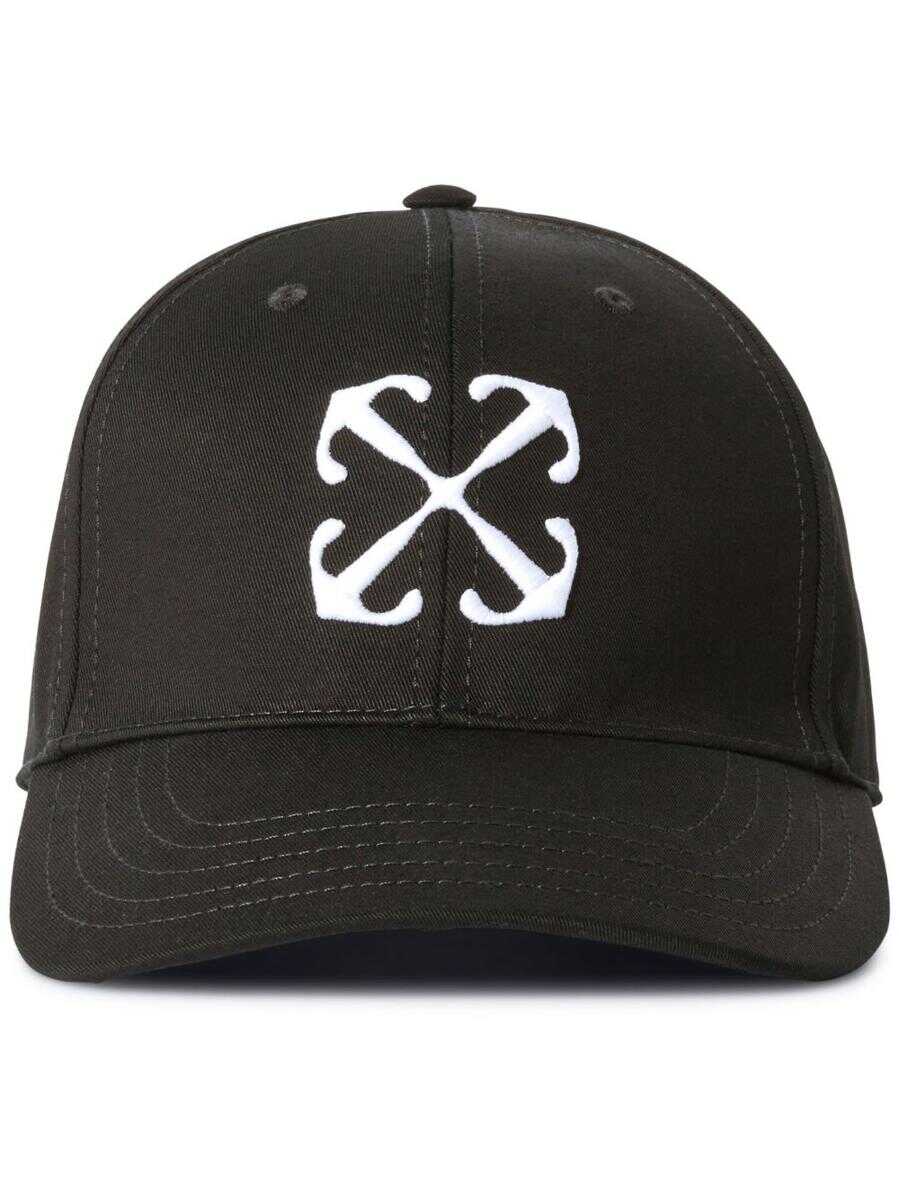 Off-White OFF-WHITE BASEBALL CAP WITH ARROWS EMBROIDERY BLACK