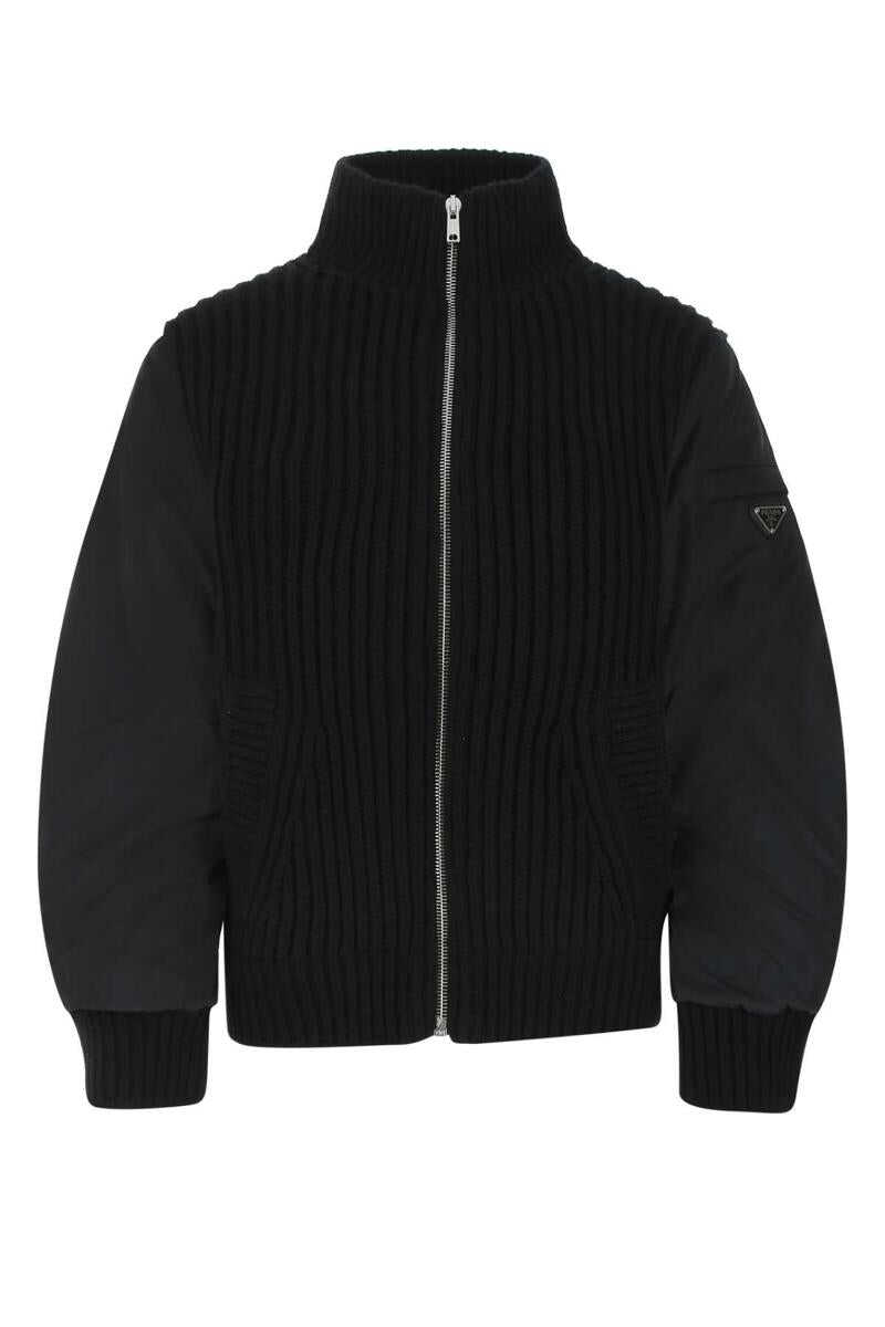 Prada PRADA JACKETS BLACK