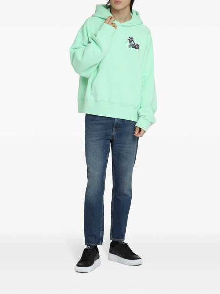 Bluze de trening Palm Angels Palm Angels Cotton Hoodie GREEN Barbati (BM 10516949) 2