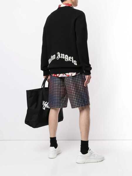 Pulovere Palm Angels Palm Angels Wool Blend Pullover Black Barbati (BM 10518128) 2