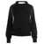 RAMAEL Ramael Cut Out Insert Top Sweater Black