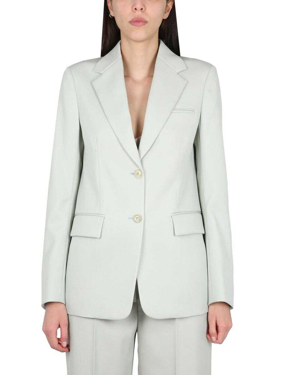 Lanvin LANVIN SINGLE-BREASTED BLAZER GREEN